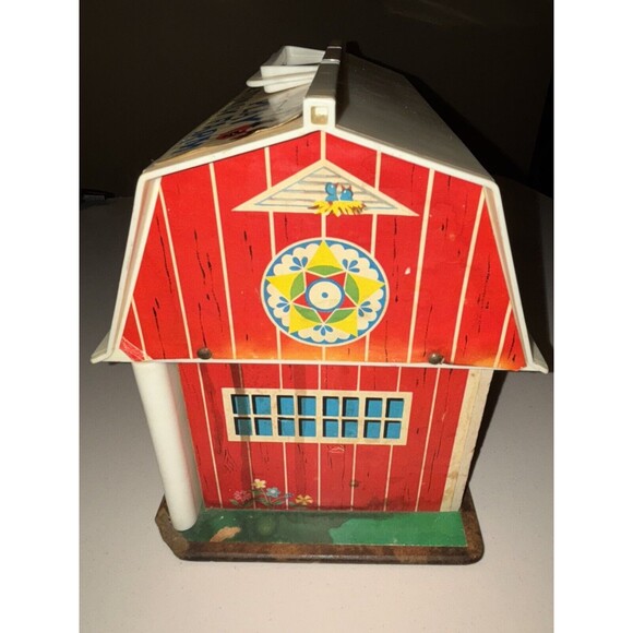 Fisher-Price Toy Play Family Farm Red Barn Little People Vintage 1967 - Picture 4 of 15